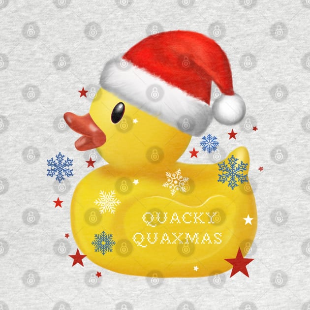 Funny xmas rubber duck with knife by Meakm